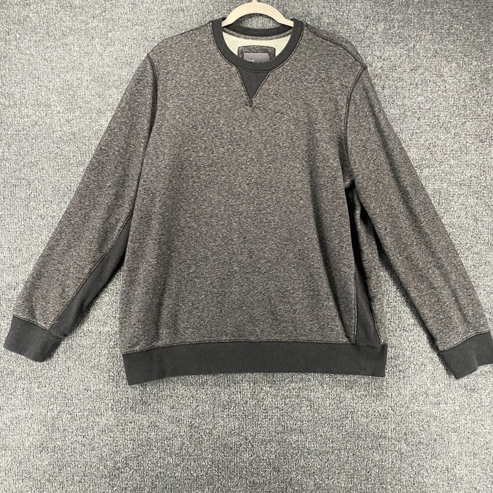Vince Sweater Mens 2XL Gray Pullover Crew Neck Business Casual Minimalist XXL